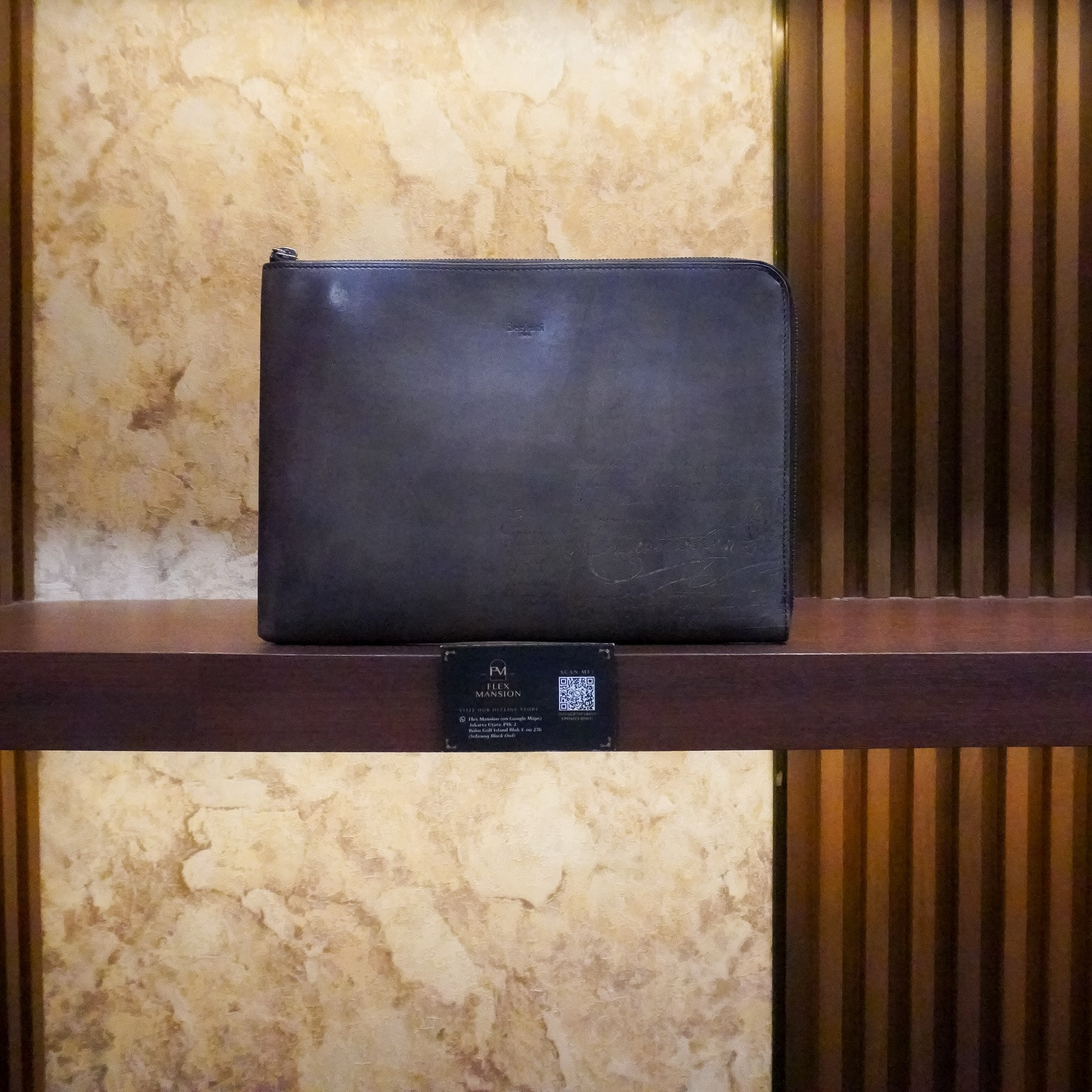 Berluti nino scritto clutch (new 35jt