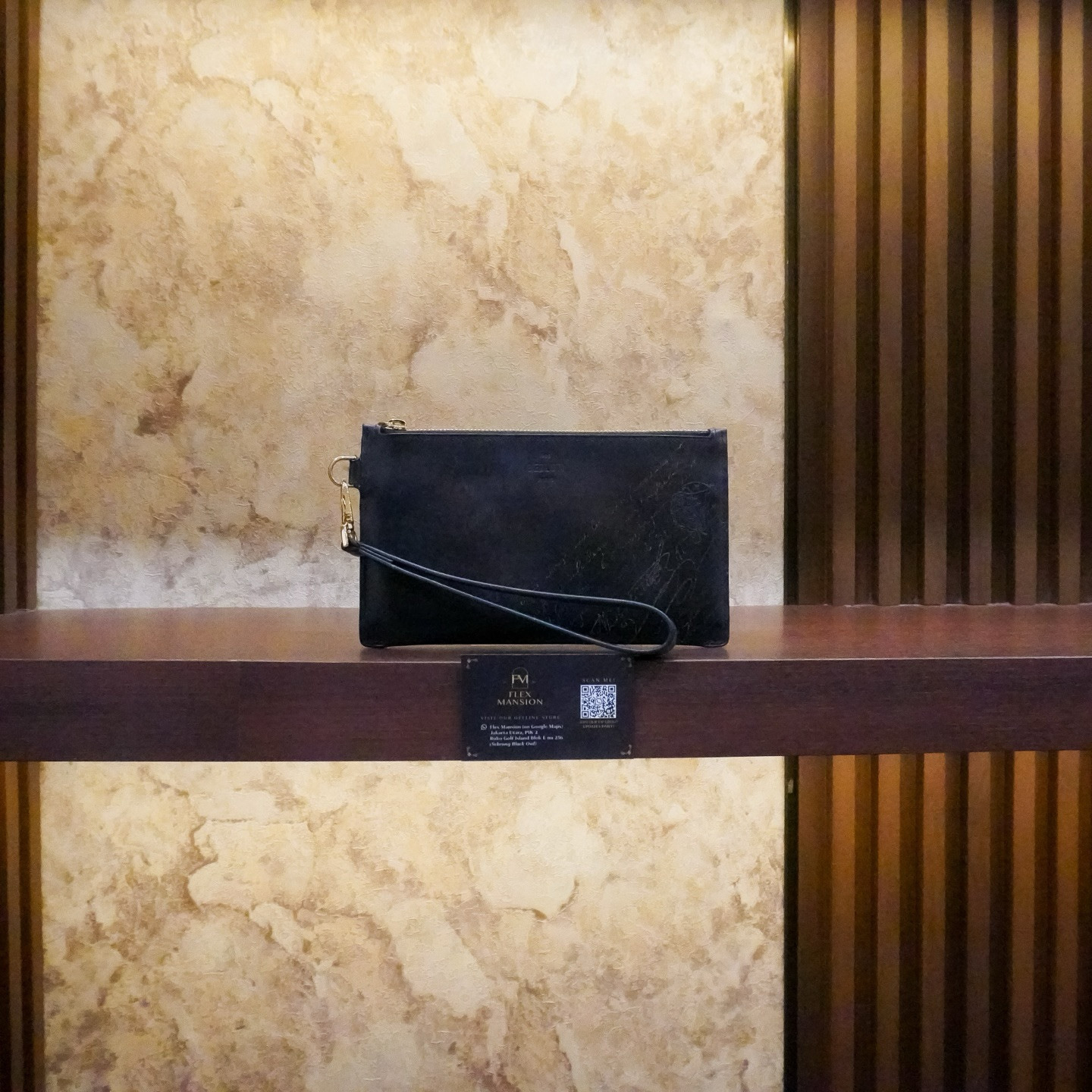Berluti facade scritto wallet (new 25jt