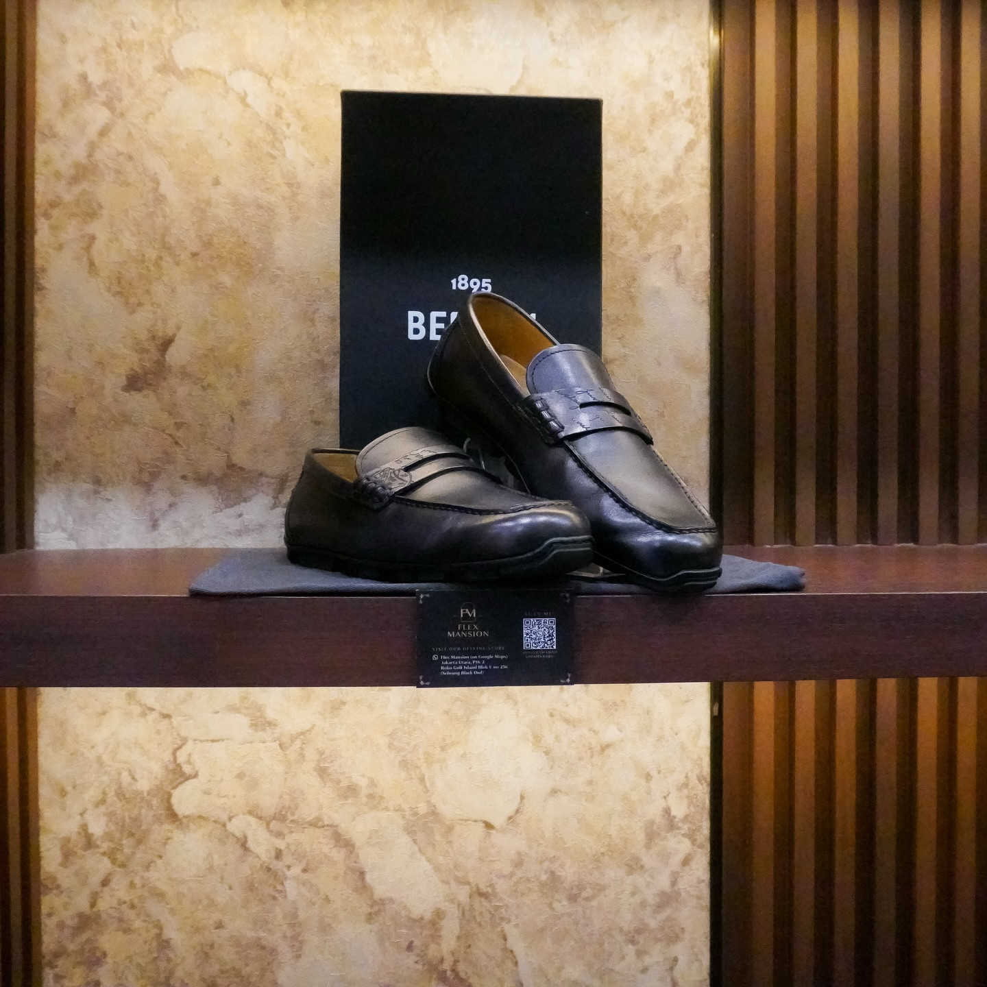 Berluti lorenzo drive loafers black (new 35 jt