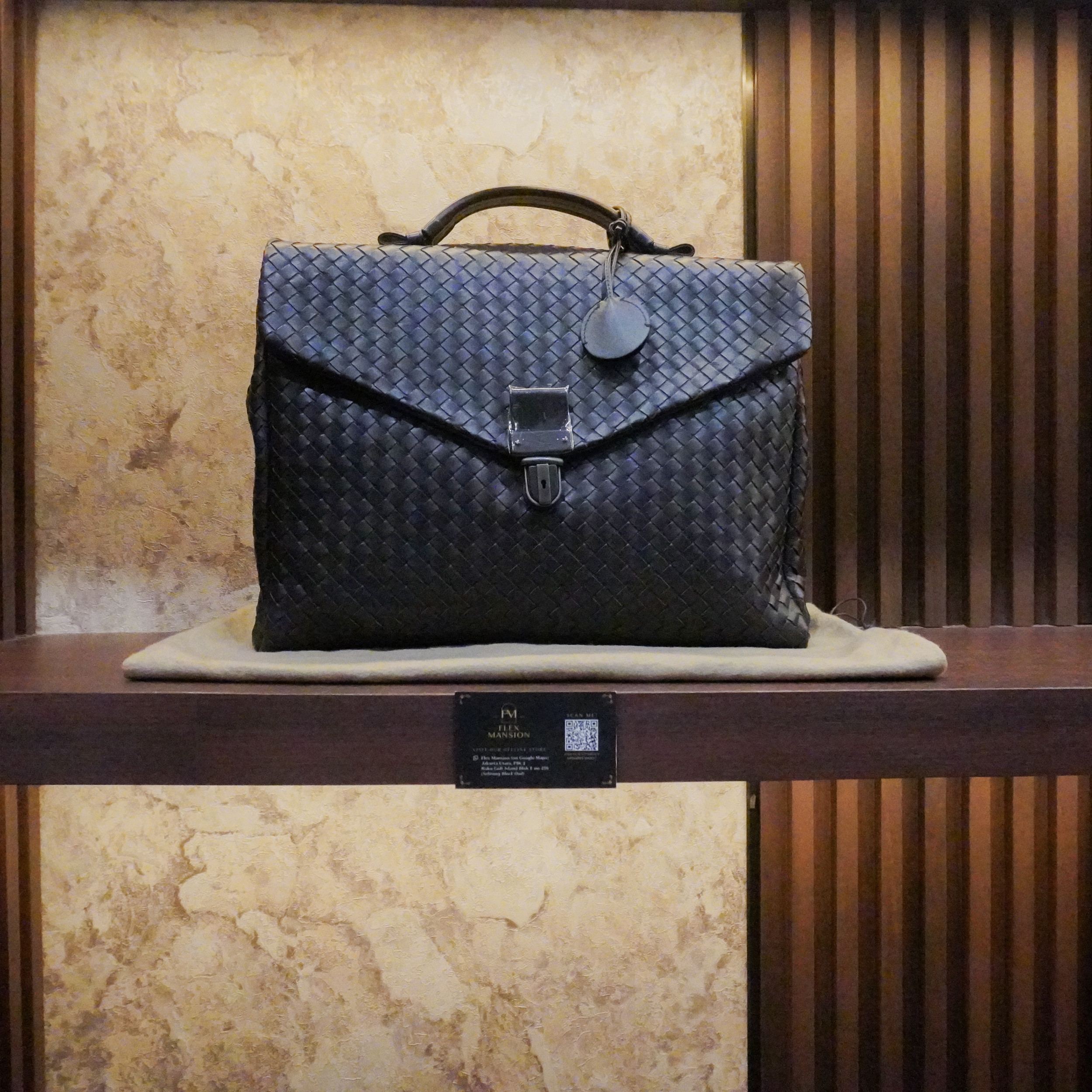 Bottega briefcase leather brown (new 55jt