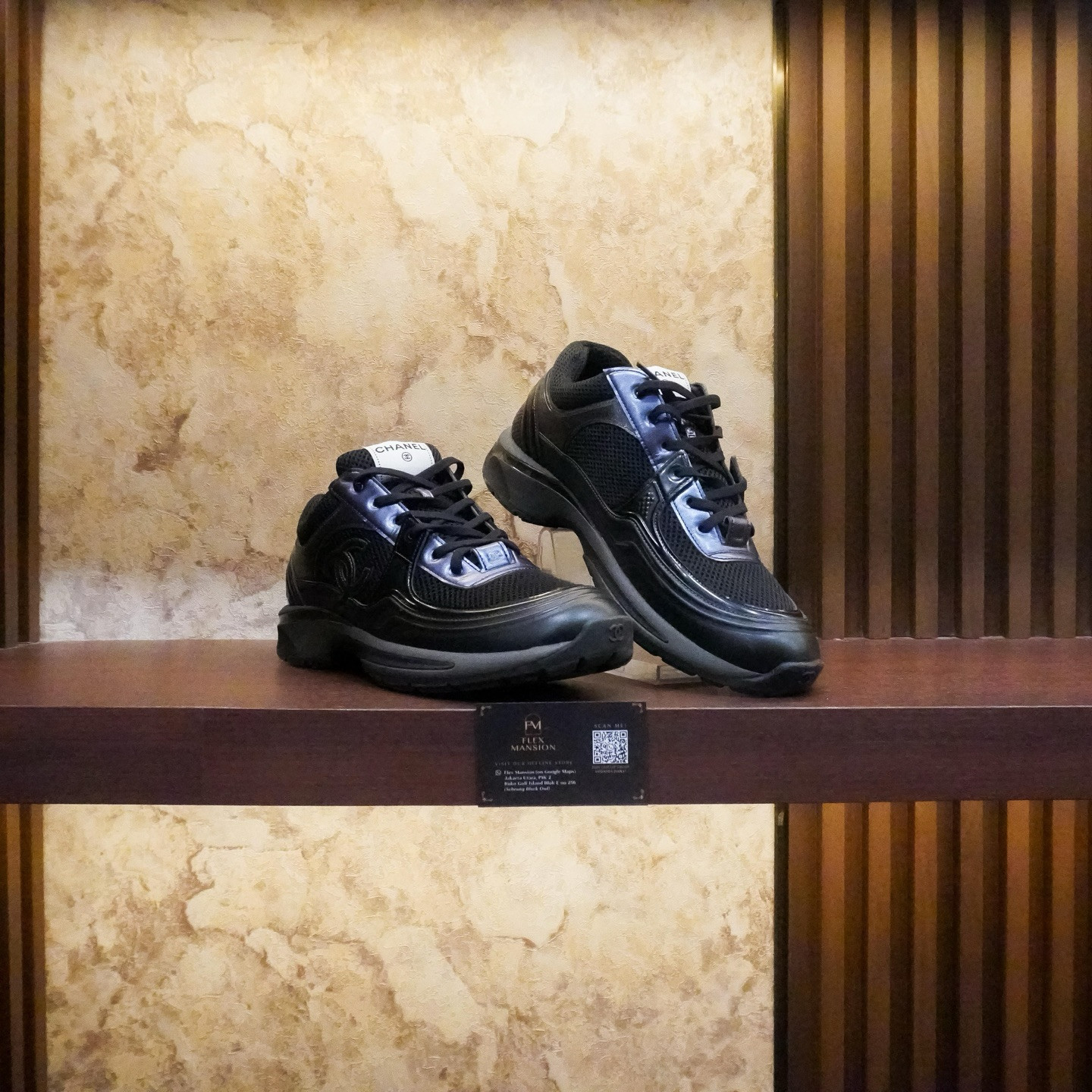 Chanel sneaker low trainers Black King (new 29jt
