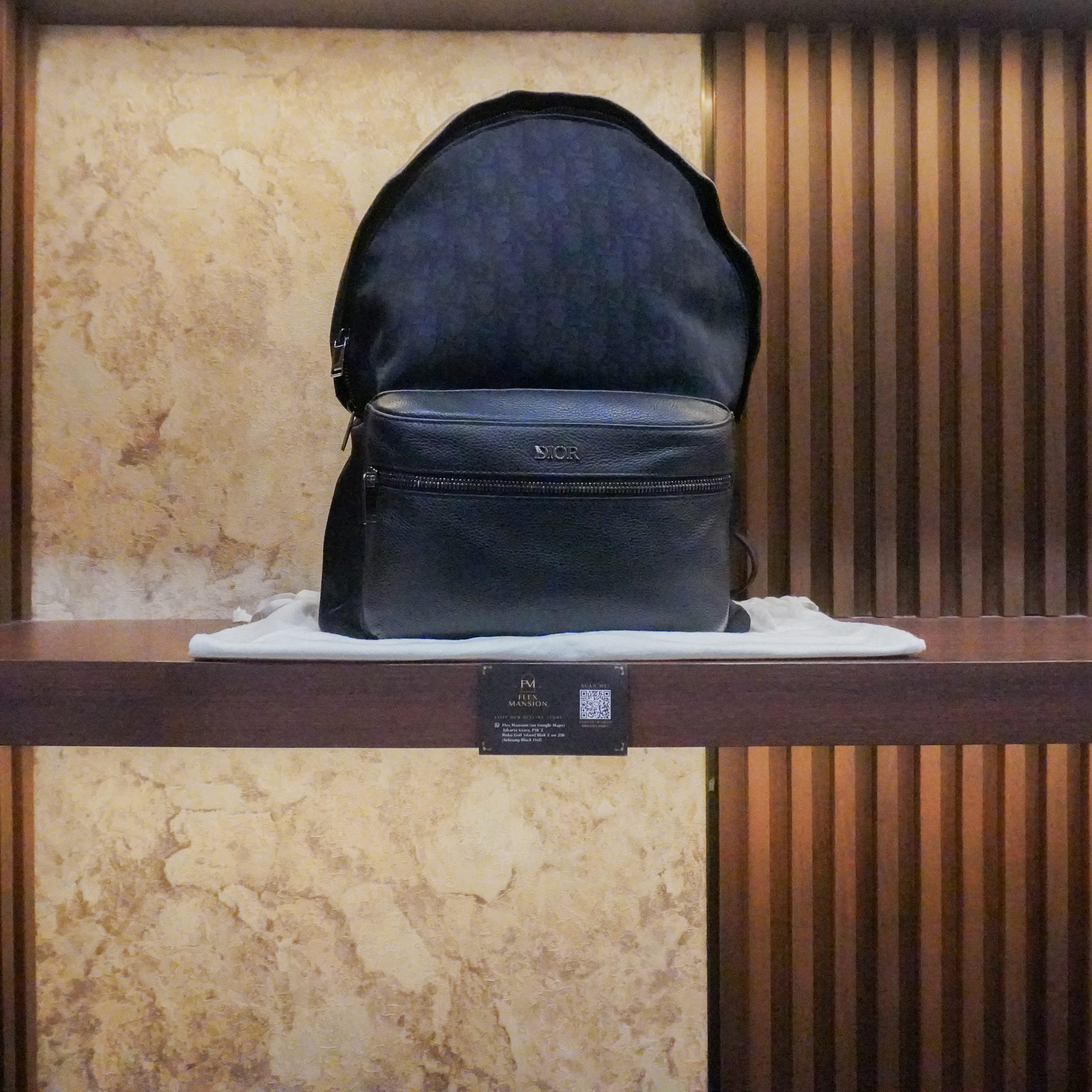 Dior oblique trotter leather nylon backpack (new 50jt