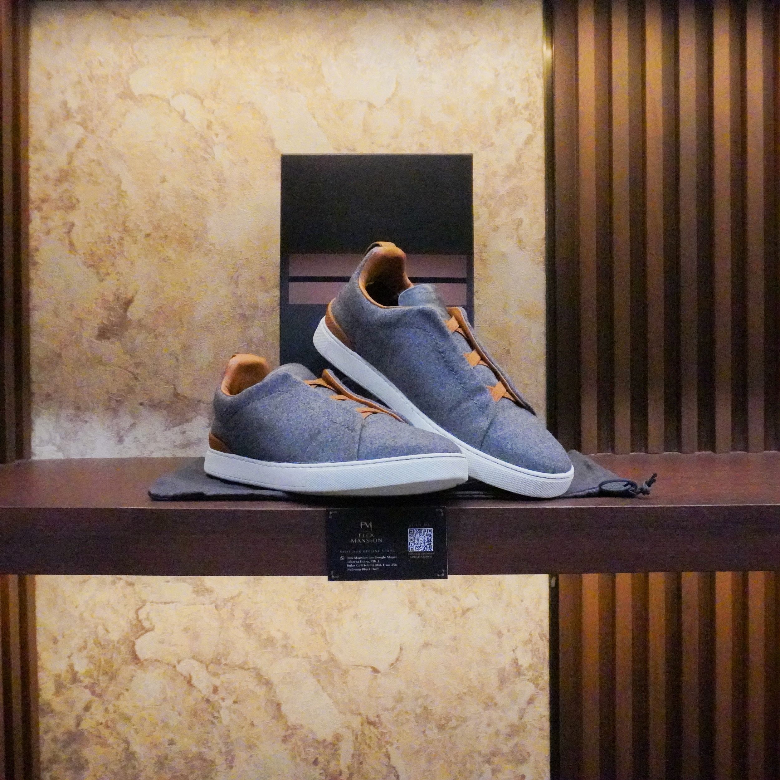 Zegna Triple stitch wool grey (new 25jt