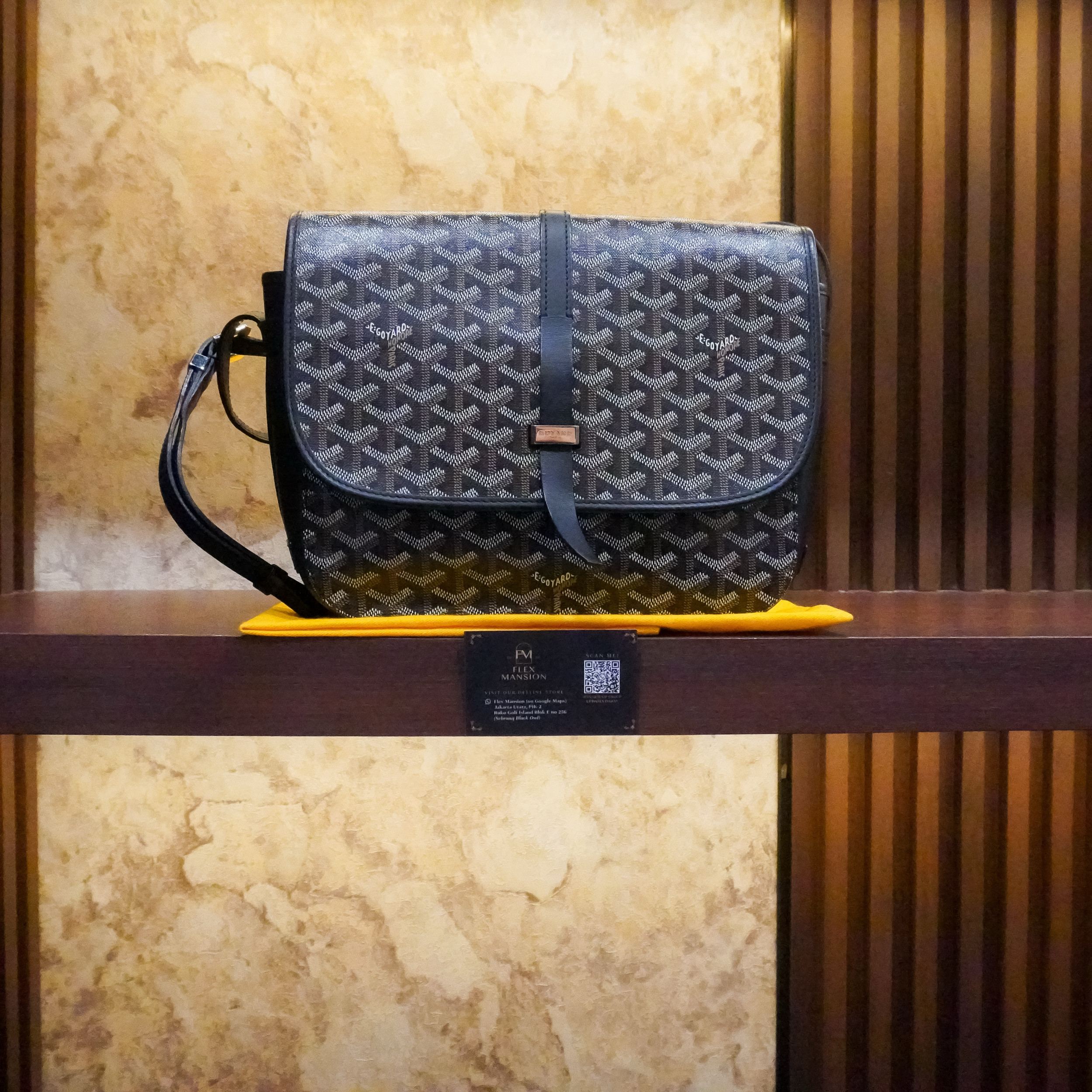 Goyard belvedre black MM (new 58jt