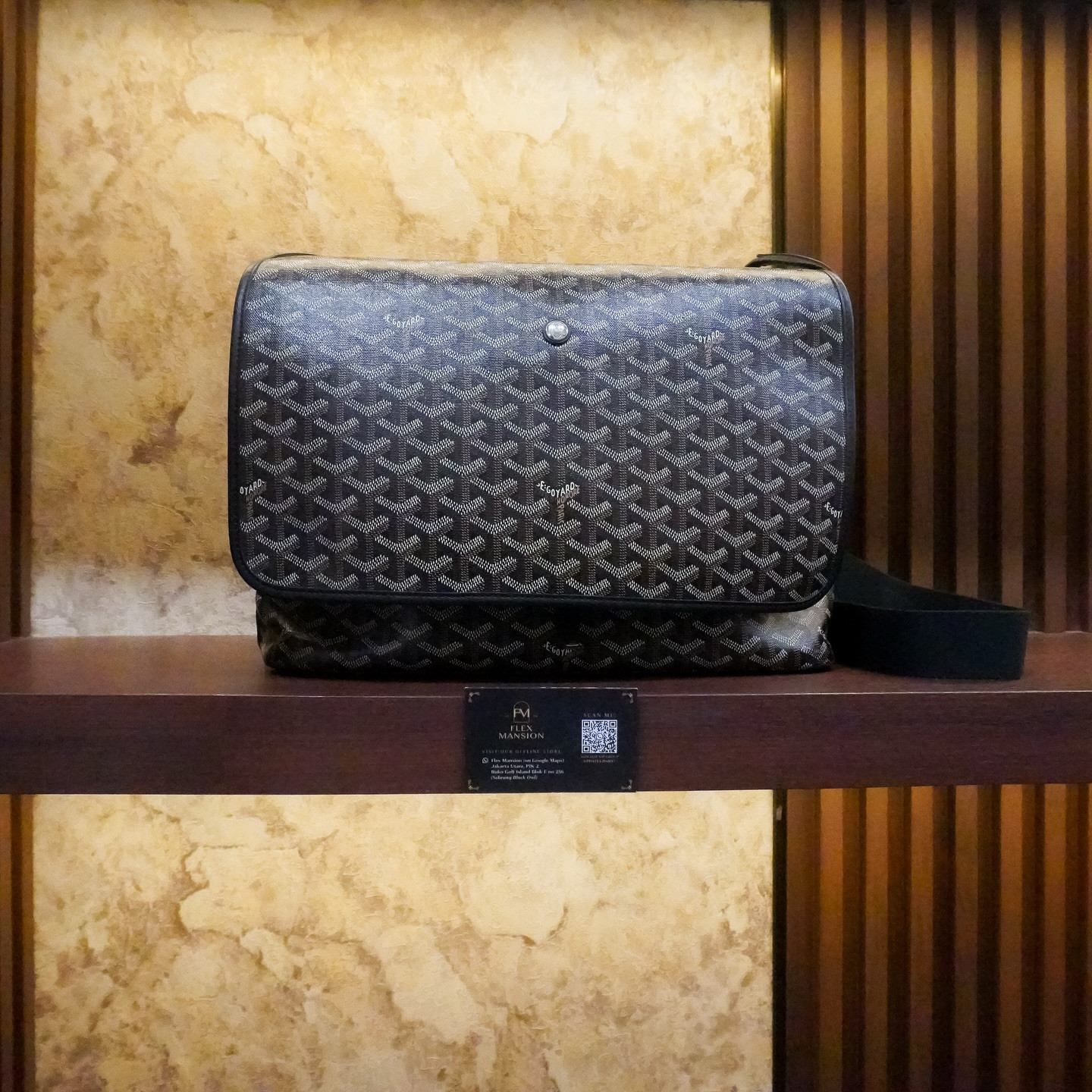 Goyard Capetien Messenger Bag Black MM (new 60jt