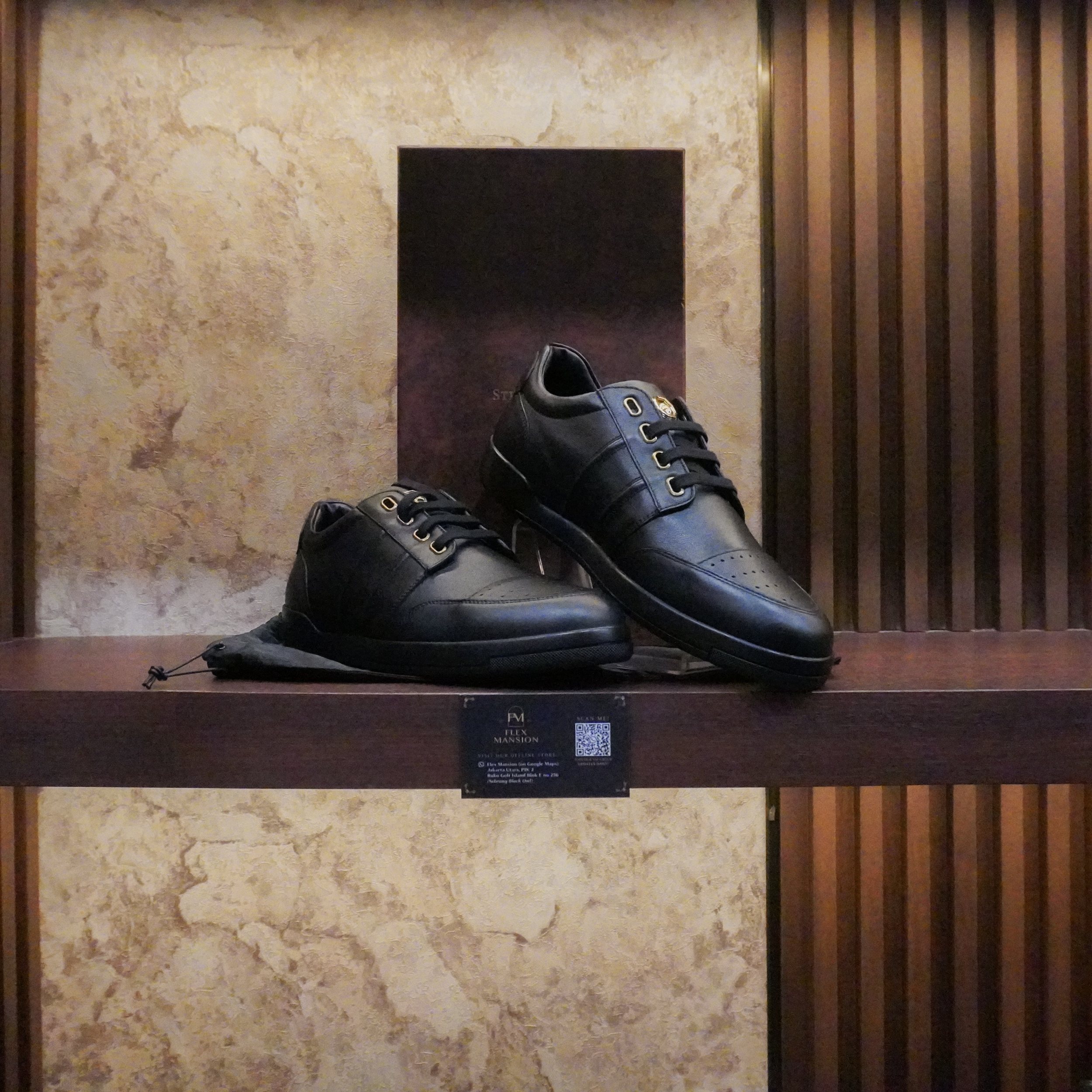 Stefano ricci calfskin leather sneakers (new 30jt